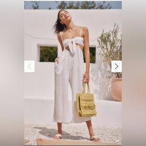 Anthropologie 2 Piece Gauze Beach Set Size XL